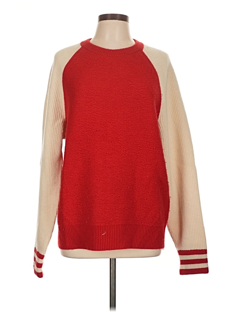 Pre-owned Rag & Bone Wool Pullover Sweater In Red
