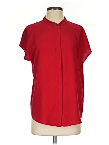 Pure Navy Short Sleeve Blouse (view 1)