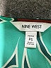 Nine West 100% Polyester Green Short Sleeve Blouse Size S (petite) - photo 7