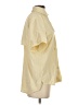 Columbia 100% Nylon Solid Yellow Short Sleeve Button-Down Shirt Size XS - photo 4