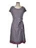 Talbots Polka Dots Blue Casual Dress Size L - photo 1