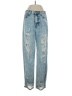 Vibrant M.I.U 100% Cotton Hearts Blue Jeans Size 5 - photo 1