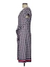 Talbots Polka Dots Blue Casual Dress Size L - photo 5