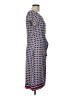 Talbots Polka Dots Blue Casual Dress Size L - photo 4