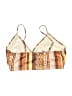 Shein Print Brown Swimsuit Top Size 12 - photo 2