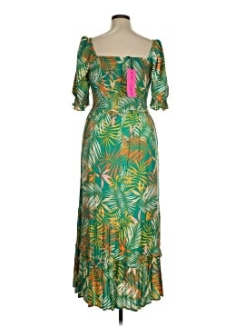 asos green silk dress 1971 1970s RARE ALLEY CAT Betsey Johnson cherry print dress xs small main image 1