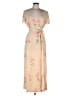 Escada Floral Tan Casual Dress Size 36 - photo 1