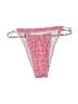 Unbranded Checkered-gingham Pink Swimsuit Bottoms Size S - photo 1