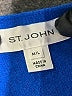 St. John 100% Wool Blue Cardigan Size Med - Lg - photo 7