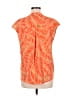 Worthington 100% Polyester Orange Short Sleeve Blouse Size M - photo 2