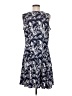 NY Collection Print Blue Casual Dress Size M - photo 2