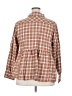 Heyson 100% Cotton Checkered-gingham Brown Long Sleeve Polo Size 2X - photo 2