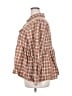 Heyson 100% Cotton Checkered-gingham Brown Long Sleeve Polo Size 2X - photo 5