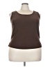 Bosca Brown Sleeveless Top Size 18 - photo 1