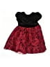 Rare Too 100% Polyester Burgundy Dress Size 3T - photo 2
