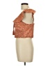 B.O.G Collective 100% Polyester Orange Sleeveless Blouse Size L - photo 5