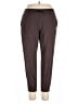 Nike 100% Cotton Solid Brown Casual Pants Size L - photo 1