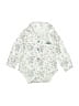 Unbranded Print White Long Sleeve Onesie Size 9-12 mo - photo 1