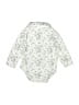 Unbranded Print White Long Sleeve Onesie Size 9-12 mo - photo 2