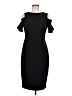 Calvin Klein Solid Black Cocktail Dress Size 8 - photo 1