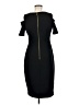 Calvin Klein Solid Black Cocktail Dress Size 8 - photo 2