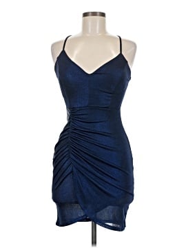 blue cheese vinaigrette dressing Navy Blue Floral Midi Dress – Hande Hamtej Design main image 0