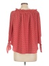 MICHAEL Michael Kors Red 3/4 Sleeve Blouse Size L - photo 2