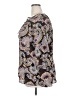 Rose + Olive 100% Polyester Paisley Gray 3/4 Sleeve Blouse Size 2X - photo 5
