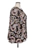 Rose + Olive 100% Polyester Paisley Gray 3/4 Sleeve Blouse Size 2X - photo 4