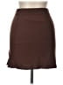 Lioness Solid Brown Formal Skirt Size L - photo 2
