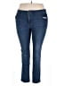 Faded Glory Solid Blue Jeans Size 20W - photo 1