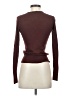 Everlane 100% Wool Burgundy Long Sleeve Top Size XS - photo 2