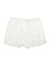 K. By Kersh Metallic Ivory Shorts Size M - photo 1