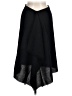 Waldman 100% Virgin Wool Solid Black Wool Skirt Size 6 (estimated) - photo 2