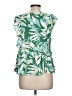 Assorted Brands 100% Rayon Green Sleeveless Blouse Size L - photo 2
