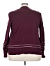 retrology Stripes Burgundy Kimono Size 2X - photo 2