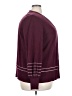 retrology Stripes Burgundy Kimono Size 2X - photo 4