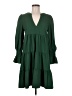Pomander Place Solid Green Casual Dress Size M - photo 1
