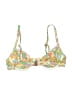 Unbranded Floral Yellow Swimsuit Top Size XXS - photo 2