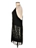 Walter Baker 100% Polyester Metallic Black Cocktail Dress Size 8 - photo 5