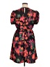 Shein 100% Polyester Print Black Casual Dress Size XL - photo 2