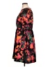 Shein 100% Polyester Print Black Casual Dress Size XL - photo 5