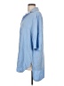 Ekouaer 100% Rayon Blue 3/4 Sleeve Button-Down Shirt Size L - photo 5