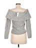 Ann Taylor LOFT Silver Pullover Sweater Size M - photo 2