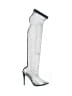Aldo Silver Black Boots Size 7 - photo 1