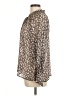 Collective Concepts 100% Polyester Brown Long Sleeve Blouse Size M - photo 5