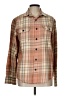 Unbranded Plaid Brown Long Sleeve Button-Down Shirt Size L (estimated) - photo 1