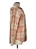 Unbranded Plaid Brown Long Sleeve Button-Down Shirt Size L (estimated) - photo 4