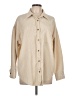 Unbranded 100% Polyester Tan Long Sleeve Blouse Size L - photo 1