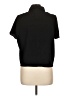 All:Row 100% Polyester Black Short Sleeve Blouse Size L - photo 2